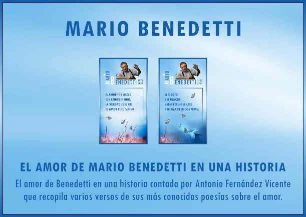 Imagen del escrito; El amor de Mario Benedetti en una historia, de Mario Benedetti
