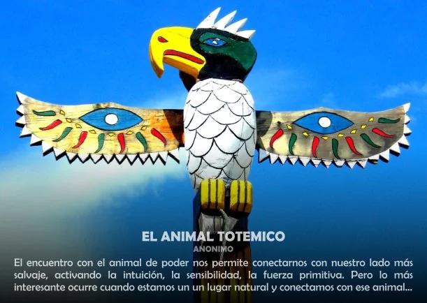 Imagen del escrito; El animal totémico, de Jbn Lie