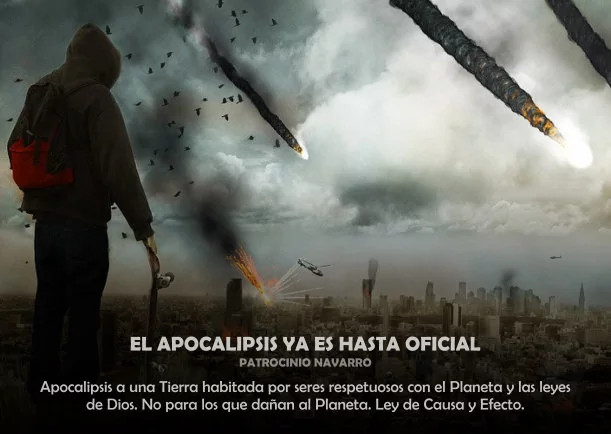 Imagen del escrito; El apocalipsis ya es hasta oficial, de Patrocinio Navarro