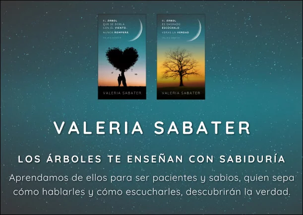 Imagen; Los árboles te educan con sabiduría; Valeria Sabater