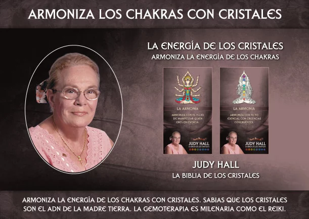 Imagen; Armoniza la energía de los Chakras con cristales; Judy Hall