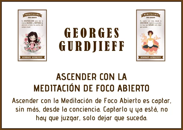 Imagen; Ascender con la Meditación de Foco Abierto; Georges Gurdjieff