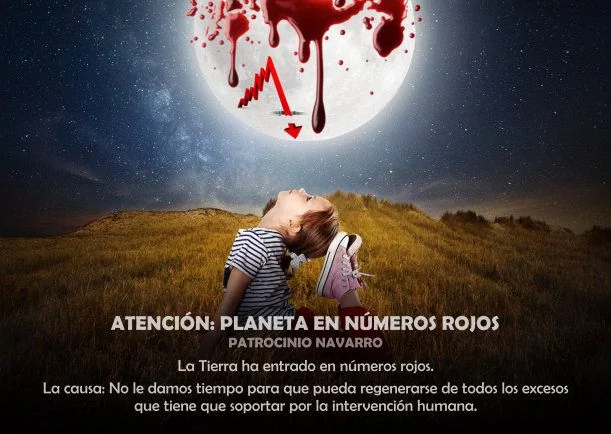 Imagen; Atención: Planeta en números rojos; Patrocinio Navarro