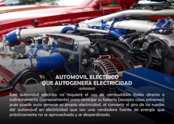Imagen; Automóvil eléctrico que autogenera electricidad; Jbn Lie