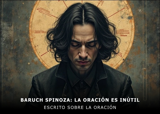 Imagen del escrito; Baruch Spinoza: La oración es inútil, de Baruch Spinoza