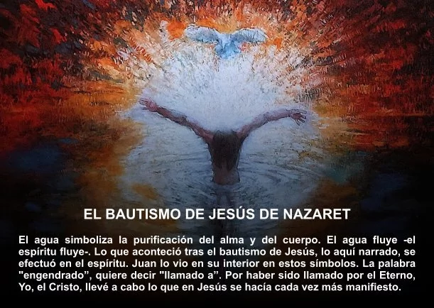 Imagen; El bautismo de Jesús, el Cristo; Anonimo