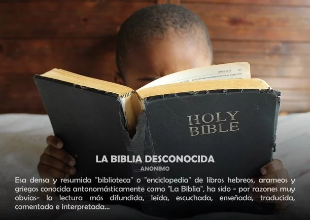 Imagen; La biblia desconocida; La Biblia