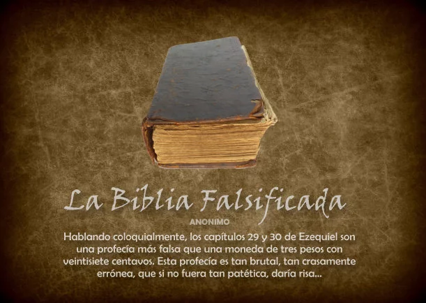 Imagen; La biblia falsificada; La Biblia