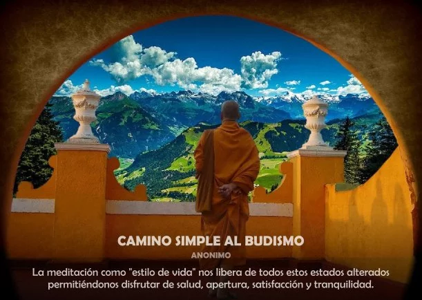 Imagen del escrito; Camino simple al Budismo, de Budismo