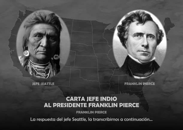 Imagen; Carta jefe indio al presidente Franklin Pierce; Akashicos