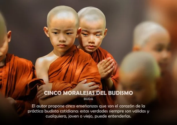 Imagen del escrito; Cinco moralejas del Budismo, de Buda