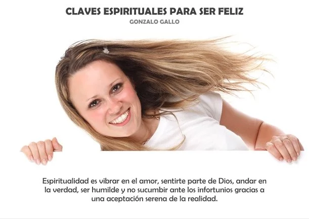 Imagen; Claves espirituales para ser feliz; Gonzalo Gallo