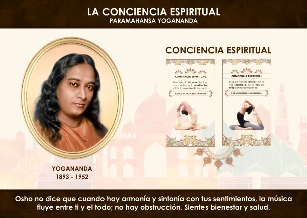 Imagen del escrito; La conciencia espiritual y la meditación, de Yogananda