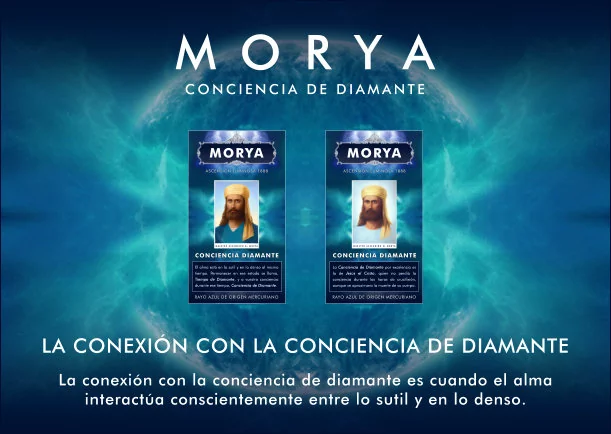 Imagen del escrito; La conexión con la conciencia de diamante, de Morya