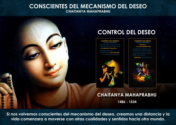 Imagen; Consciente del mecanismo del deseo; Chaitanya Mahaprabhu