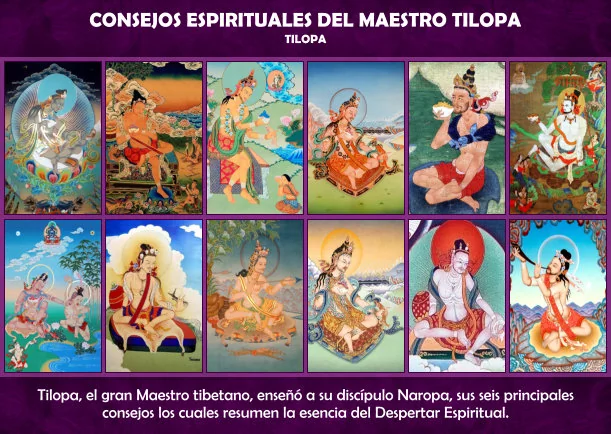 Imagen del escrito; Consejos espirituales del Maestro Tilopa, de Tilopa