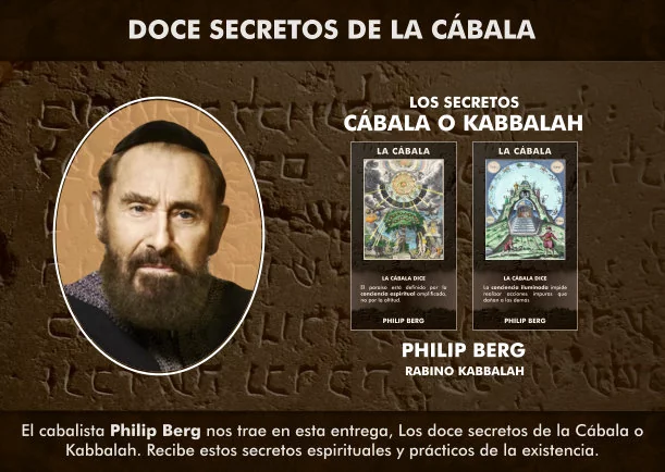 Imagen; Los doce secretos de la cábala o kabbalah; Philip Berg