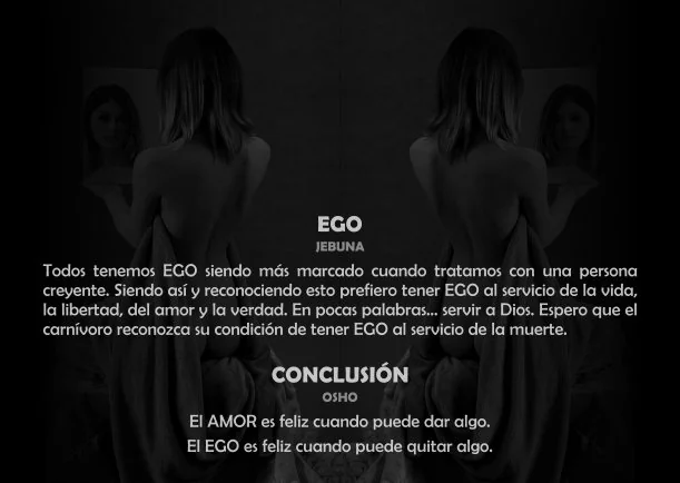 Imagen del escrito; Ego mundano, de Anthony De Mello