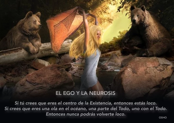 Imagen del escrito; El ego y la neurosis, de Osho