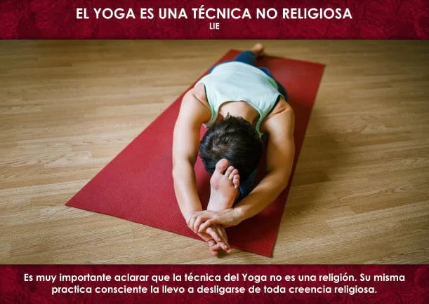Imagen del escrito; El yoga es una técnica no religiosa, de Jbn Lie