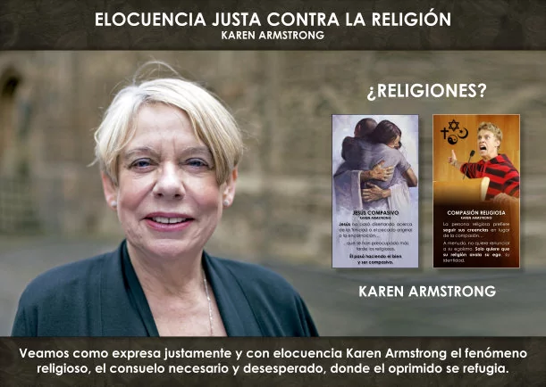 Imagen del escrito; Elocuencia justa contra la religión, de Karen Armstrong
