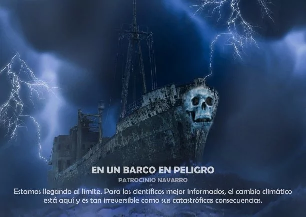 Imagen del escrito; En un barco en peligro, de Patrocinio Navarro