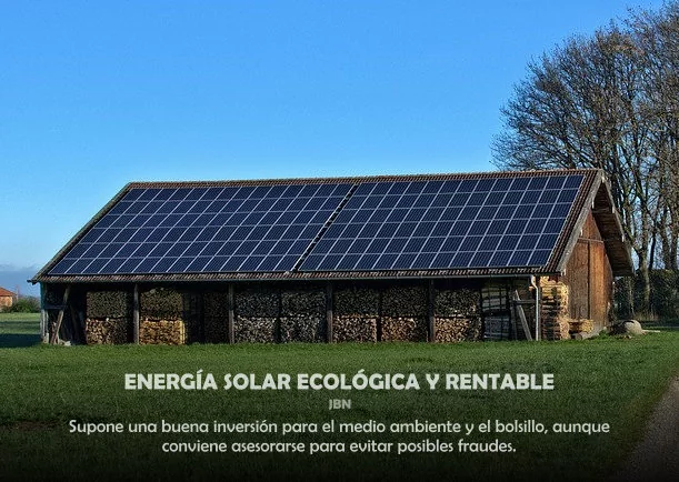 Imagen del escrito; Energía solar y ecología rentable, de Anonimo