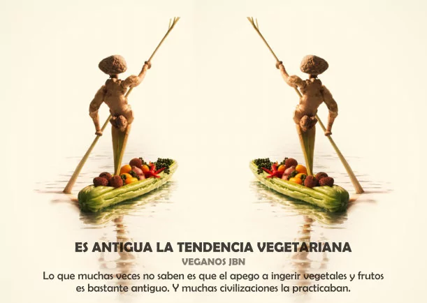 Imagen del escrito; Es antigua la tendencia vegetariana, de Veganos