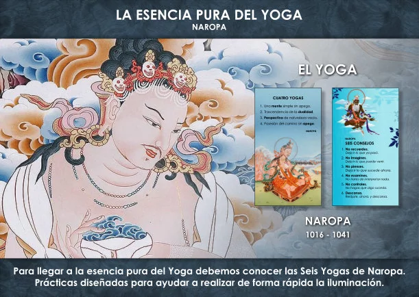 Imagen del escrito; La esencia pura del Yoga, de Naropa