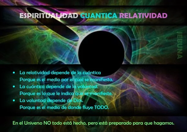 Imagen; Espiritualidad cuántica relatividad; Jebuna