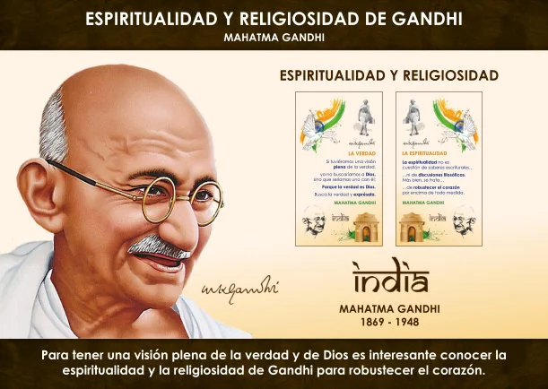Imagen del escrito; Espiritualidad y religiosidad de Gandhi, de Mahatma Gandhi