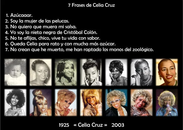 Imagen; Frases de Celia Cruz; Jbn Lie
