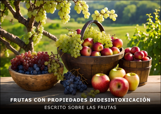 Imagen del escrito; Frutas con propiedades dedesintoxicación, de Jbn Lie