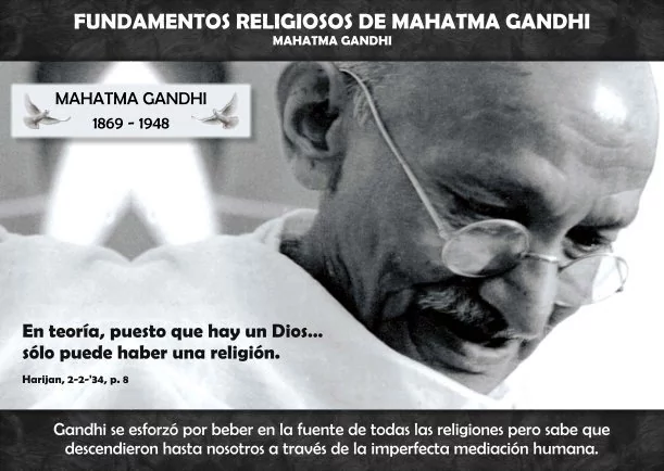 Imagen; Fundamentos religiosos de Mahatma Gandhi; Mahatma Gandhi