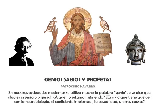Imagen; Genios sabios y profetas; Patrocinio Navarro