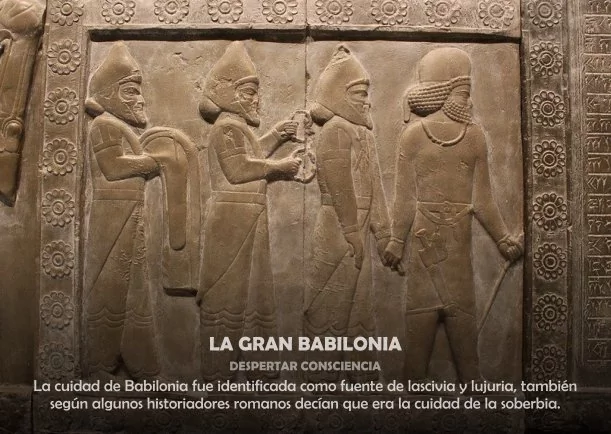 Imagen del escrito; La gran babilonia, de Despertar Consciencia
