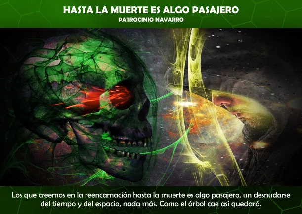 Imagen; Hasta la muerte es algo pasajero; Patrocinio Navarro
