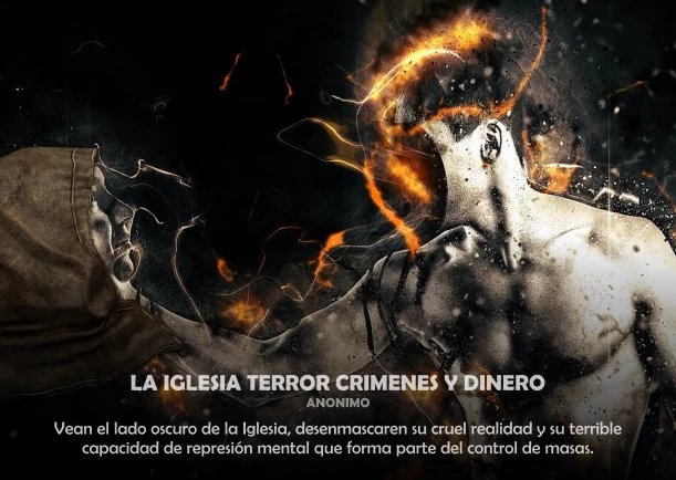 Imagen; La iglesia terror crímenes y dinero; Akashicos