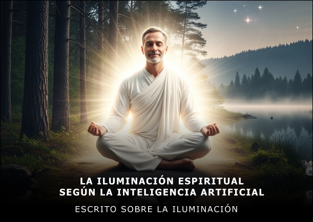 Imagen del escrito; La iluminación espiritual según la inteligencia artificial, de Inteligencia Artificial