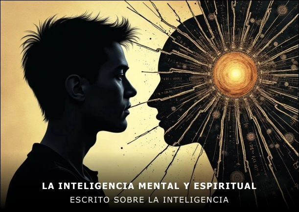 Imagen del escrito; La inteligencia mental y espiritual, de Jbn Lie