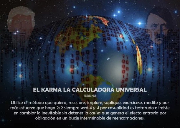 Imagen; El karma la calculadora universal; Jebuna