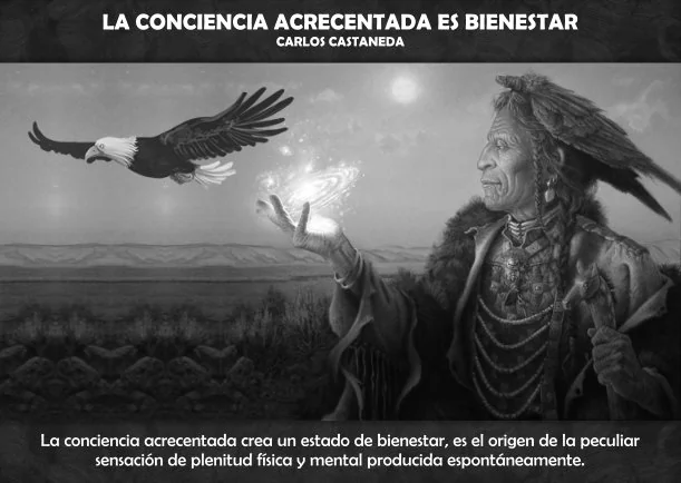 Imagen; La conciencia acrecentada es bienestar; Carlos Castaneda