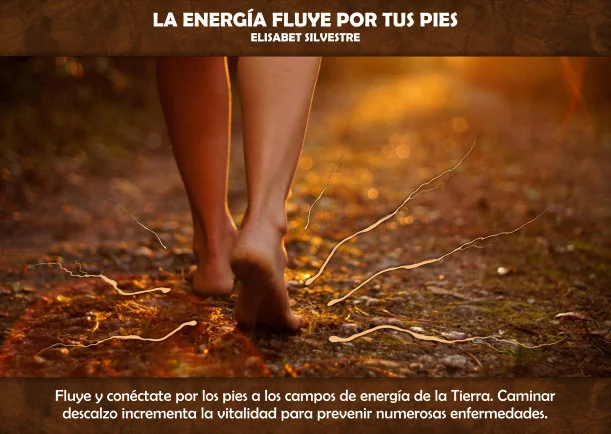 Imagen; La energía fluye por tus pies; Elisabet Silvestre