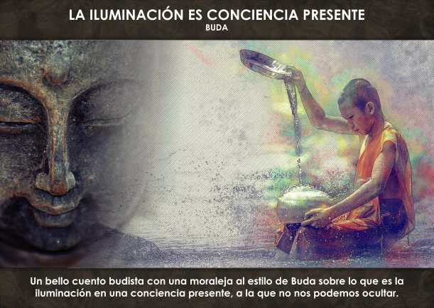 Imagen; La iluminación es conciencia presente; Buda