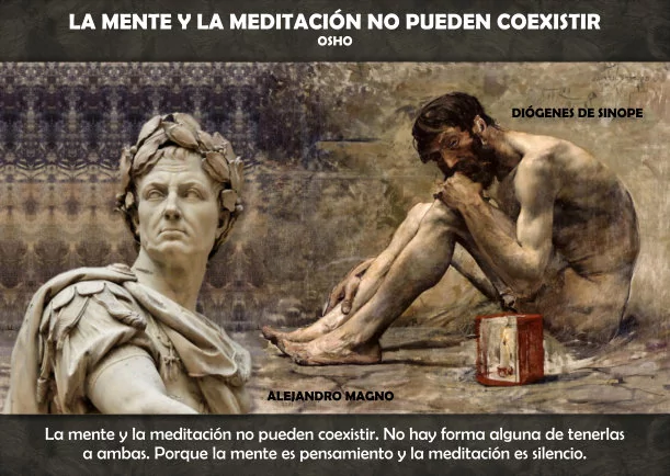 Imagen; La mente y la meditación no pueden coexistir; Osho
