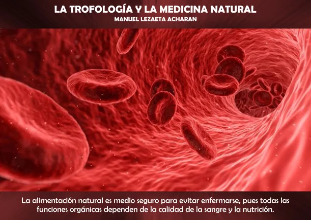 Imagen del escrito; La trofología y la medicina natural, de Manuel Lezaeta Acharan
