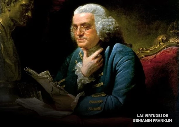 Imagen del escrito; Las virtudes de Benjamín Franklin, de Benjamin Franklin