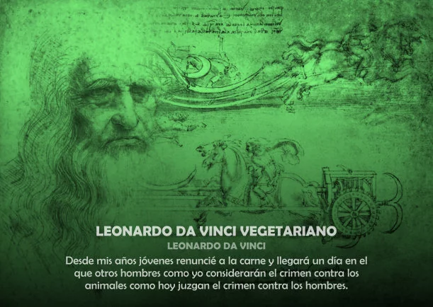 Imagen del escrito; Leonardo da Vinci vegetariano, de Leonardo Da Vinci