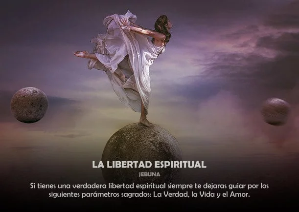 Imagen del escrito; La libertad espiritual, de Jebuna