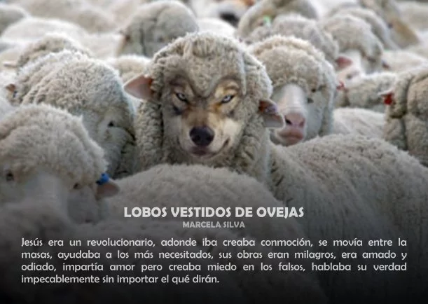 Imagen del escrito; Lobos vestidos de ovejas, de Osho